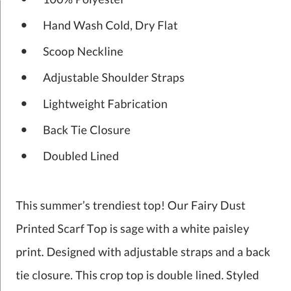 Printed Paisley Scarf Top, M, L - Picture 8 of 12